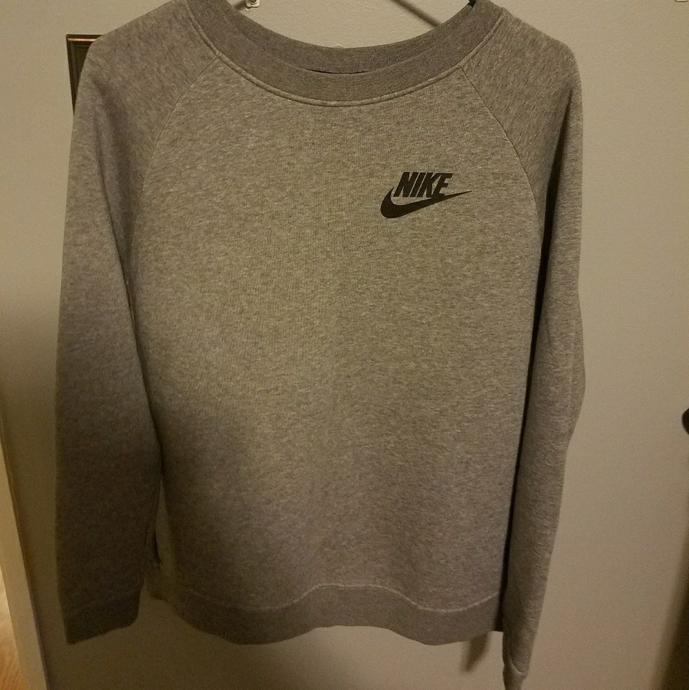 Grey Nike sweatshirt